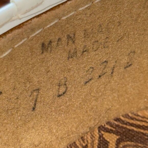 Vintage 60s MOD Beatnik Patent Square Toe Heels Size 7B - Picture 15 of 15